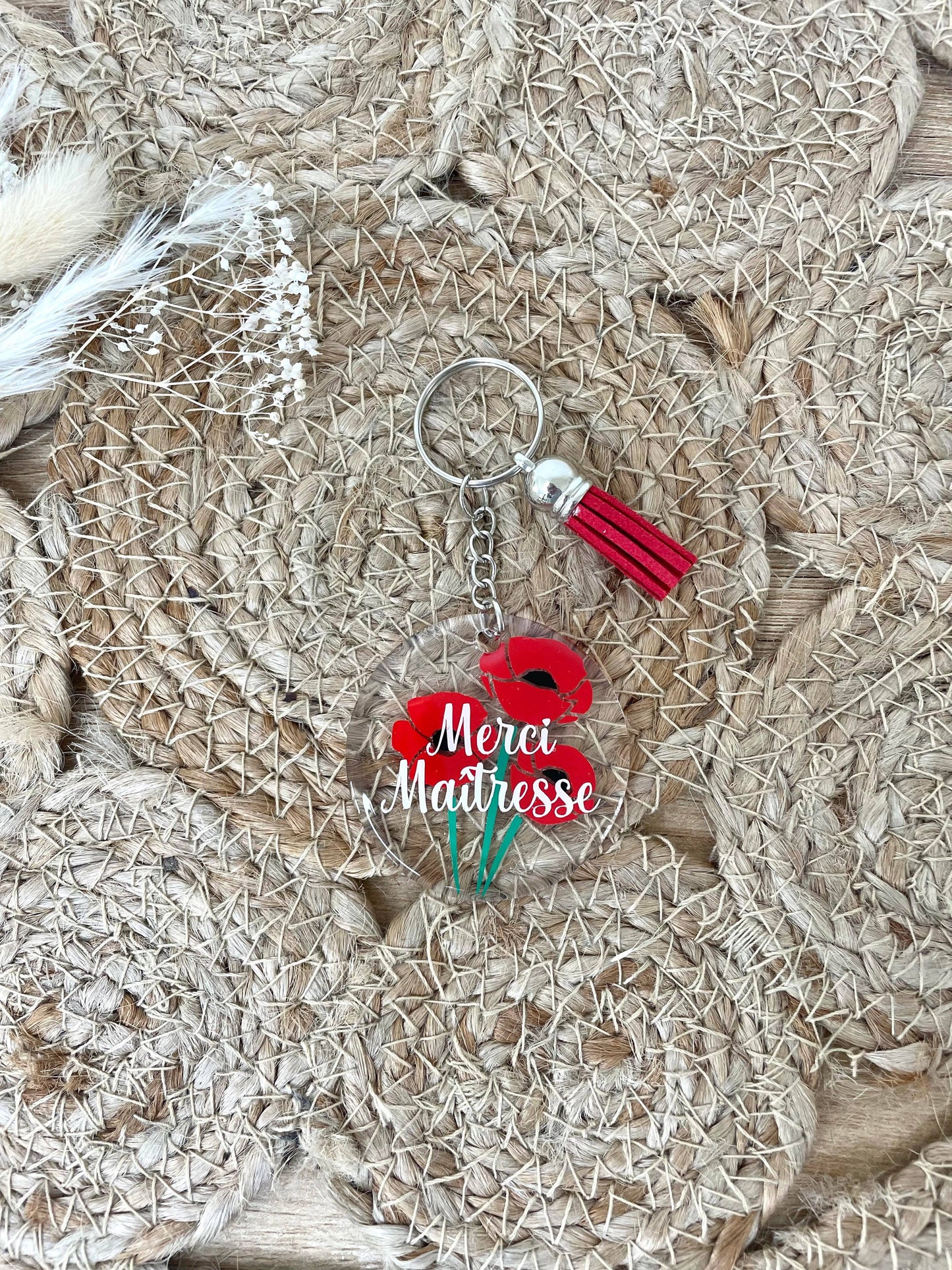 Porte clé merci maîtresse