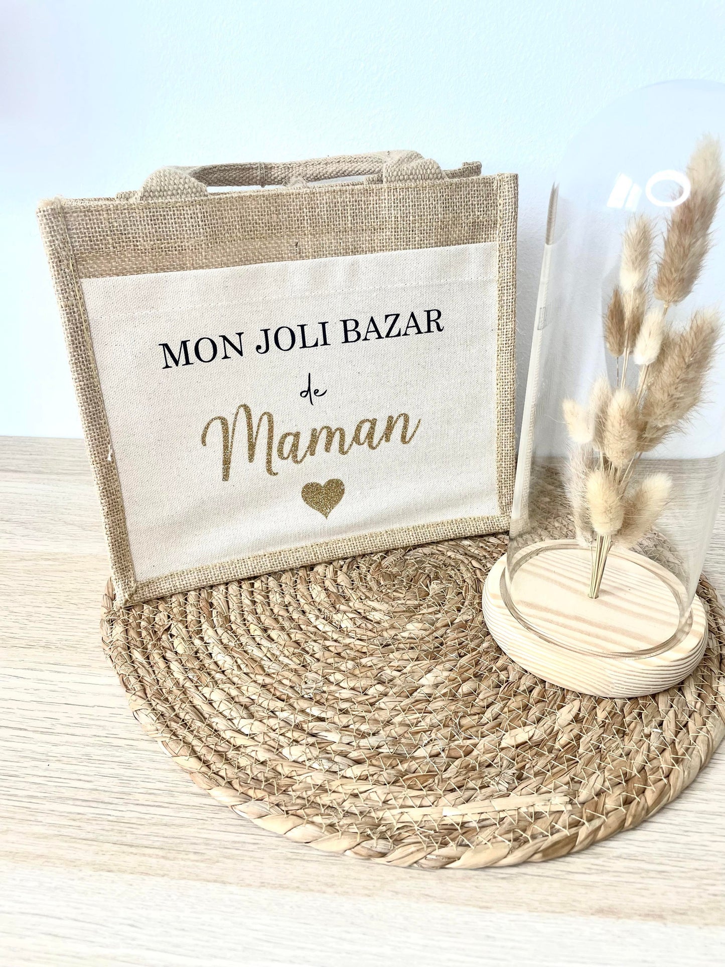 Petit sac Jute Petit bazar de Maman