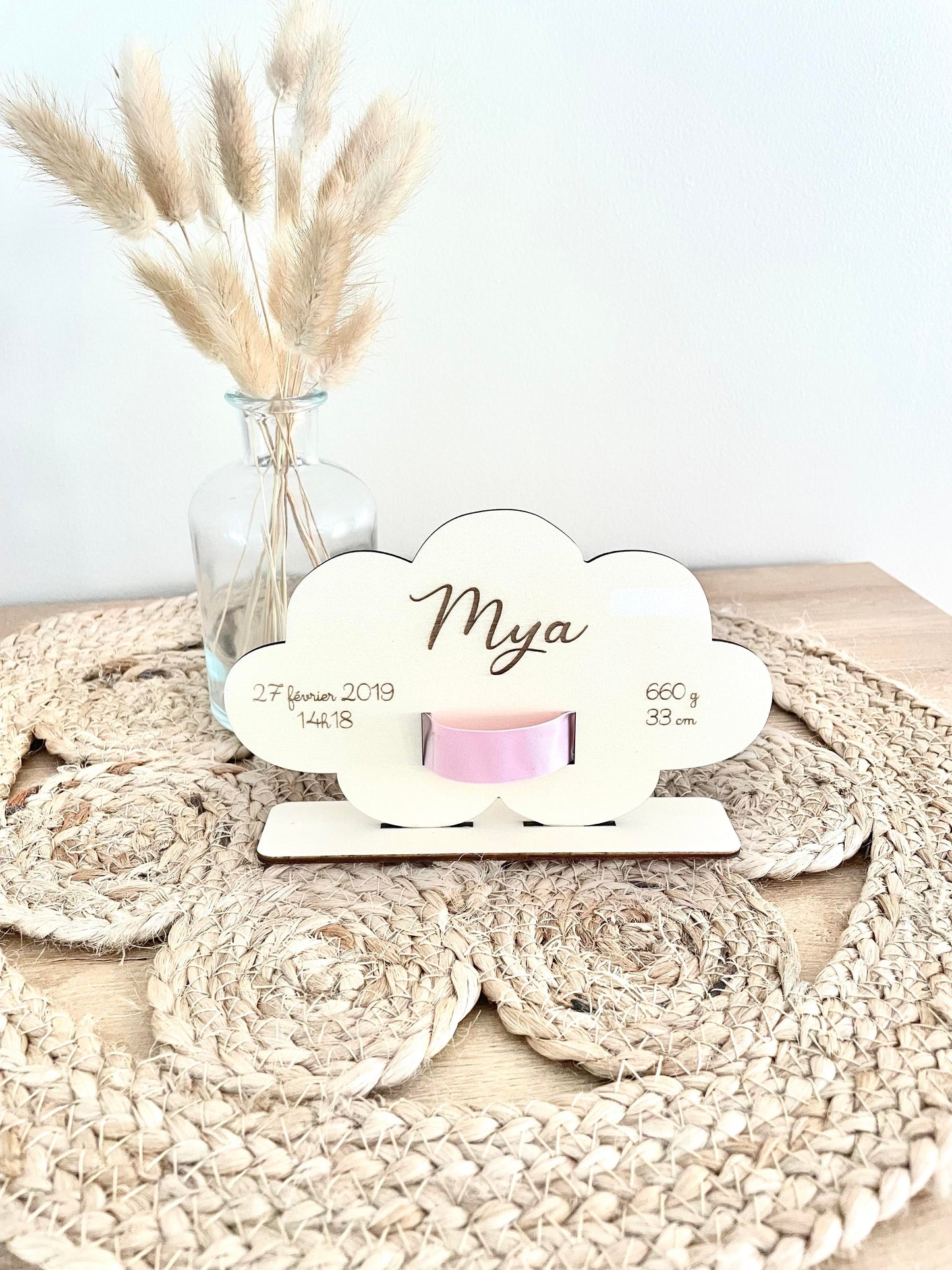 Pancarte nuage naissance