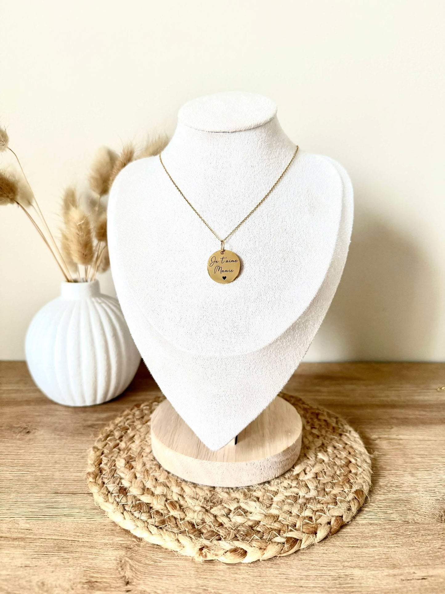 Collier "Je t'aime Mamie"