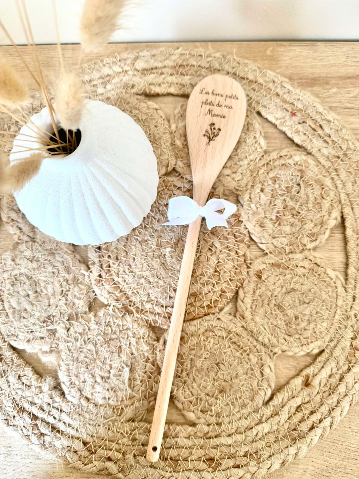 Cuillère en bois Bons petits plats de Mamie