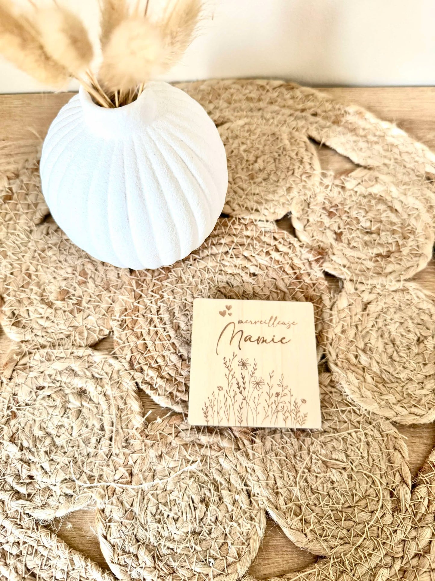 Magnet bois Merveilleuse Mamie