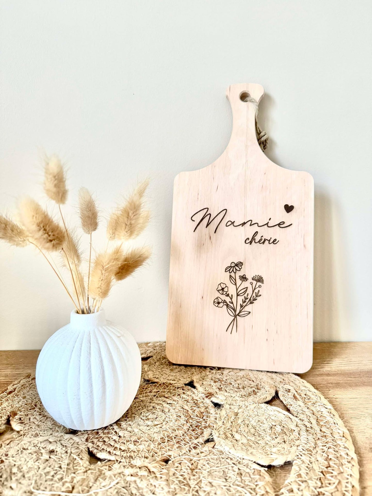 Planche à découper Mamie Chérie