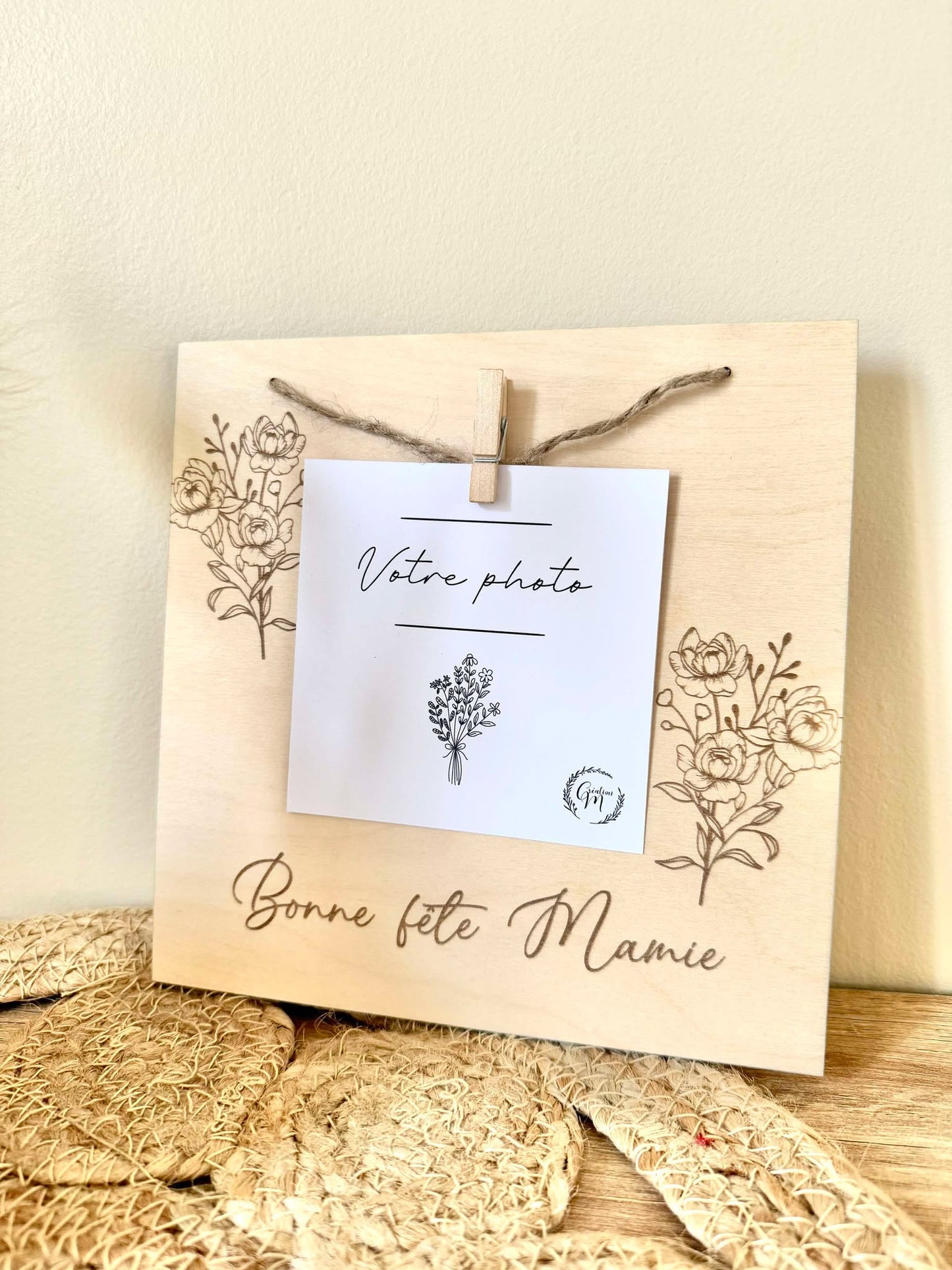 Cadre photo Bonne fête Mamie