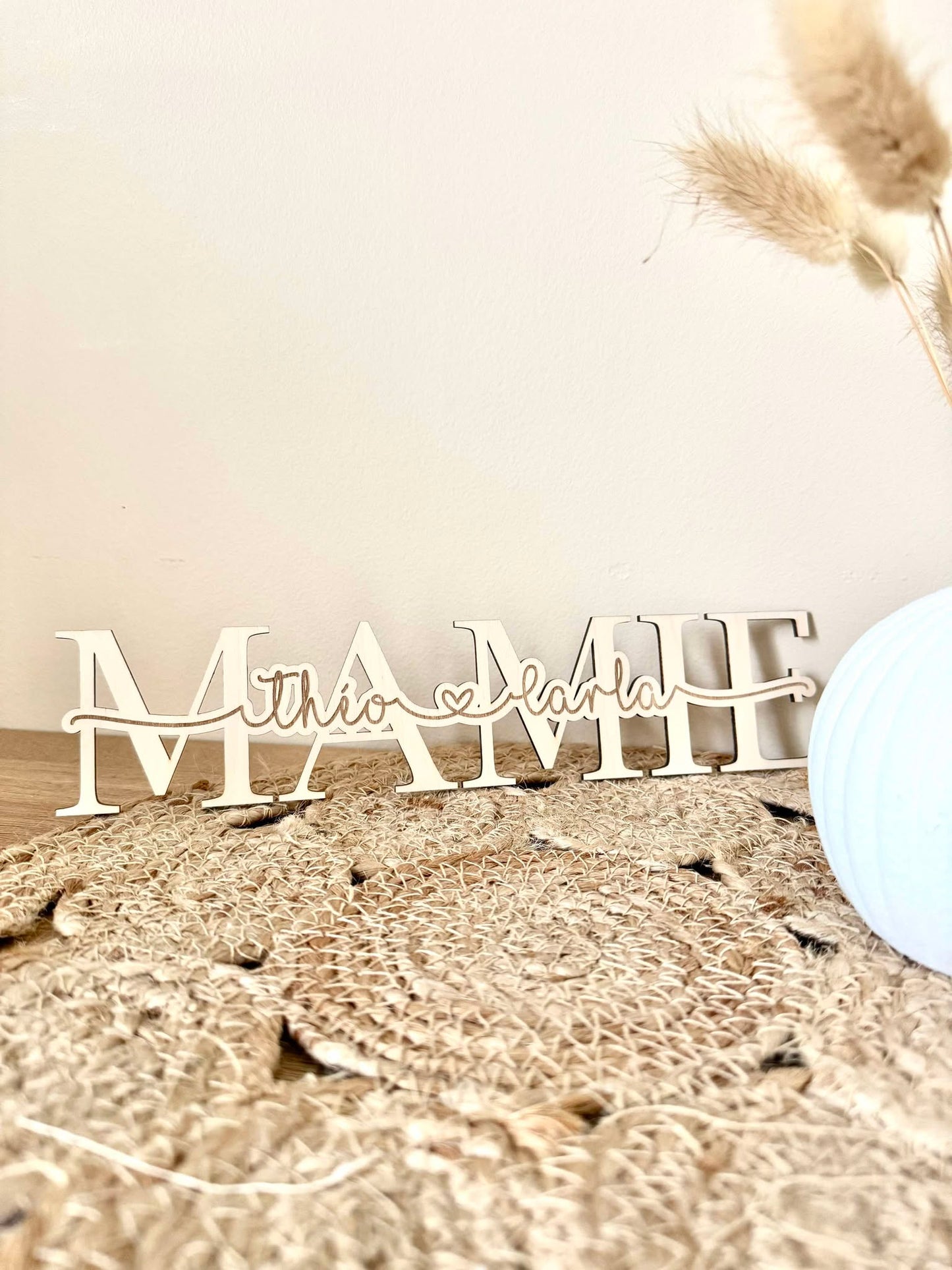 Décoration bois Mamie