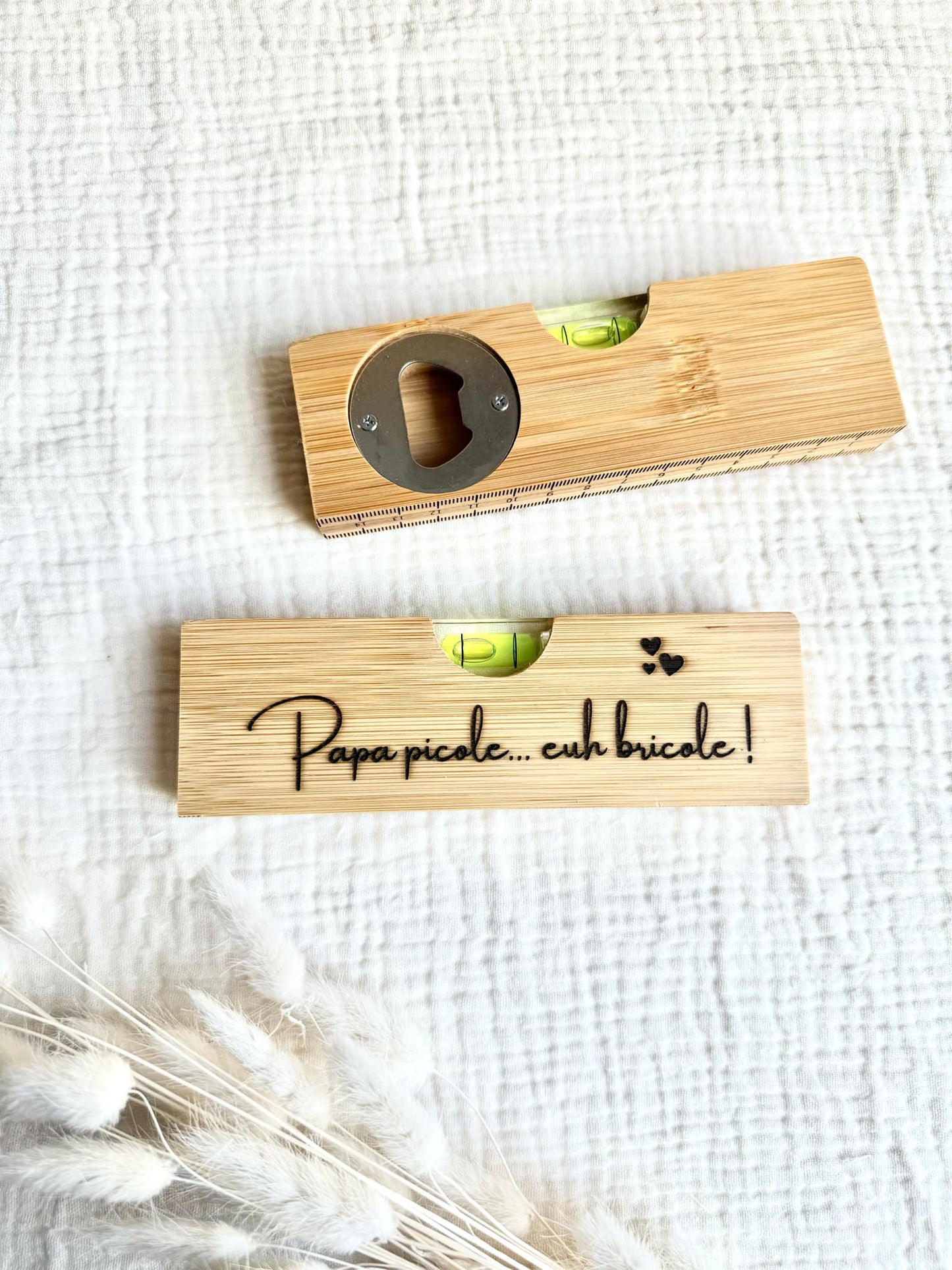 Niveau à bulle Papa picole...euh bricole