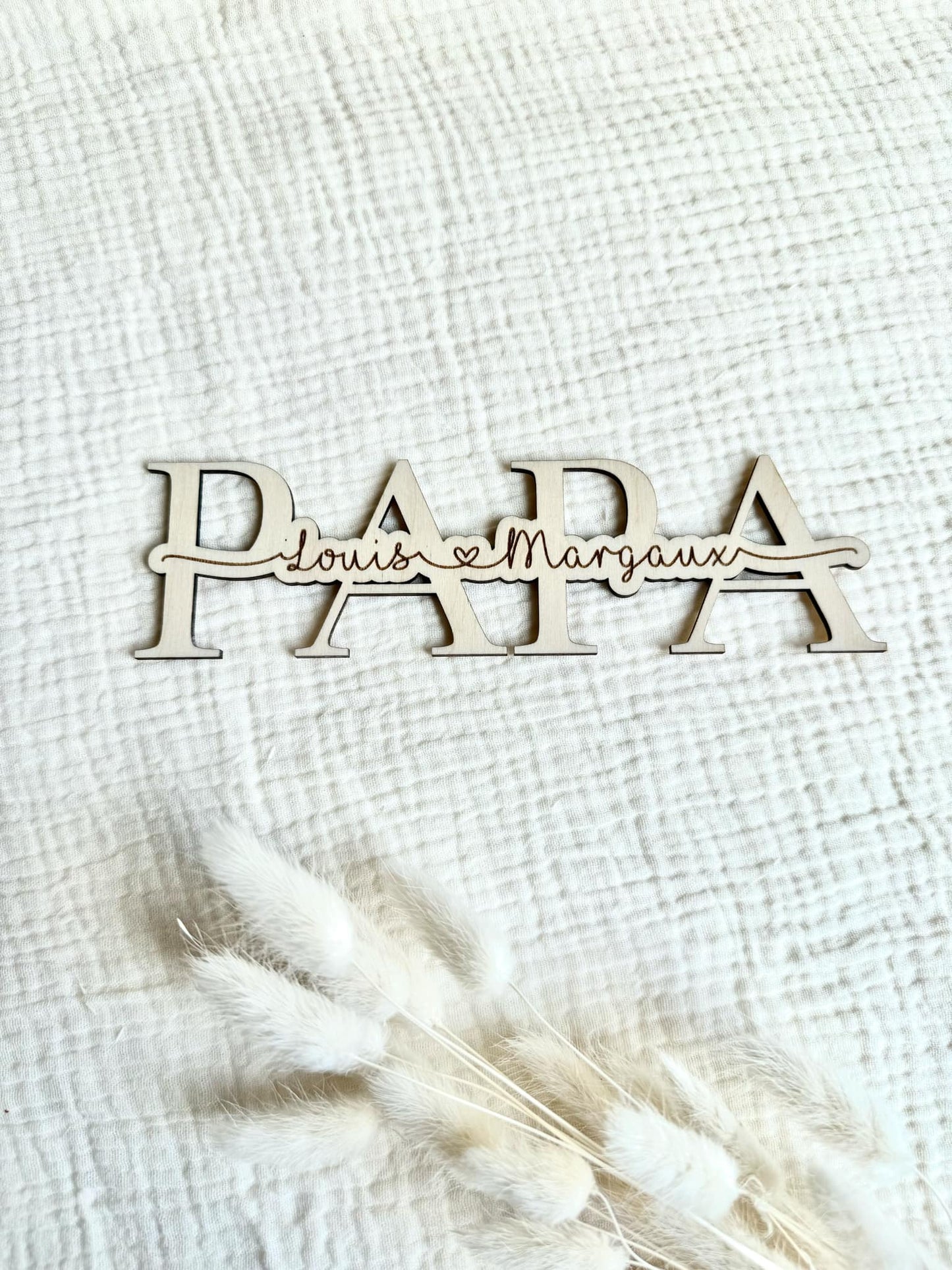 Décoration bois Papa