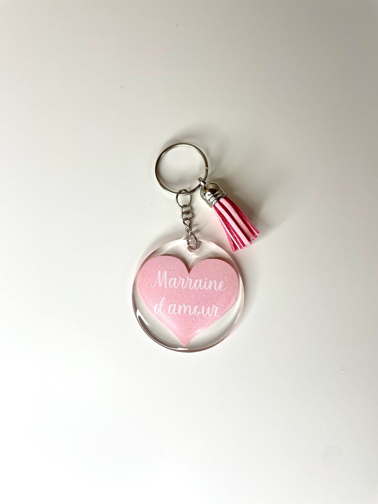 Porte clé Marraine d'amour