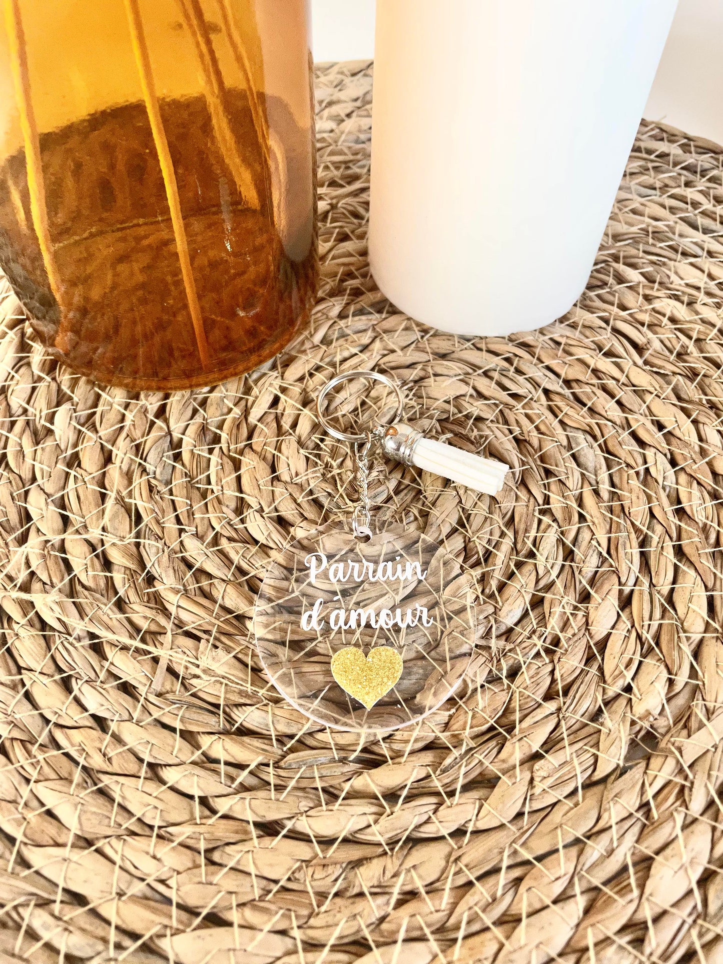 Porte clé Parrain d'amour