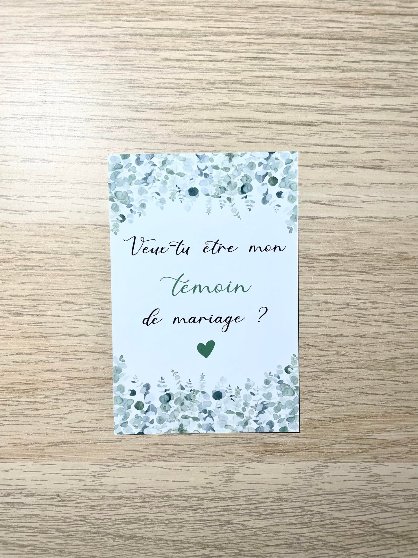 Etiquette bouteille de rosé demande témoin