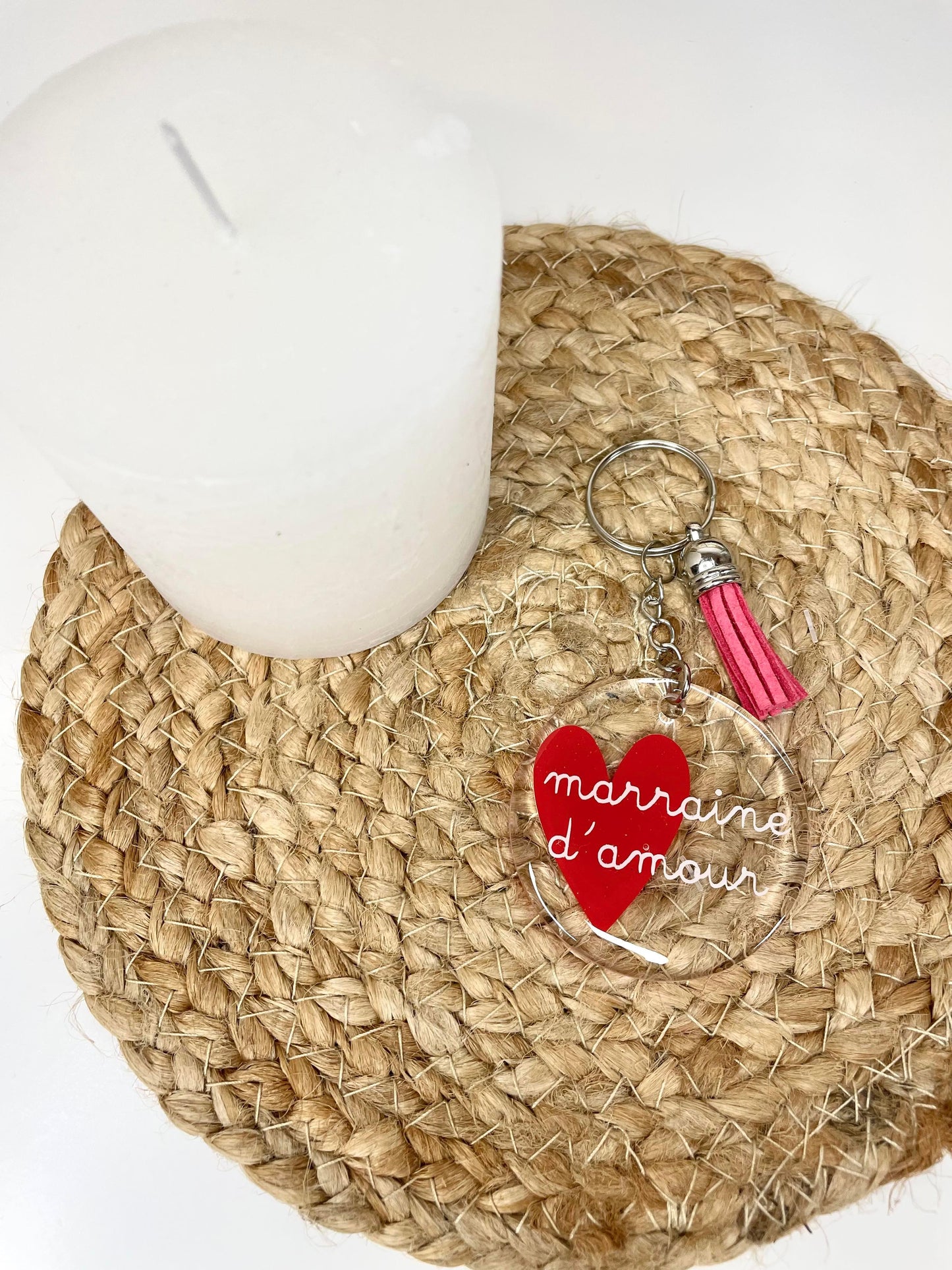 Porte clé Marraine d'amour