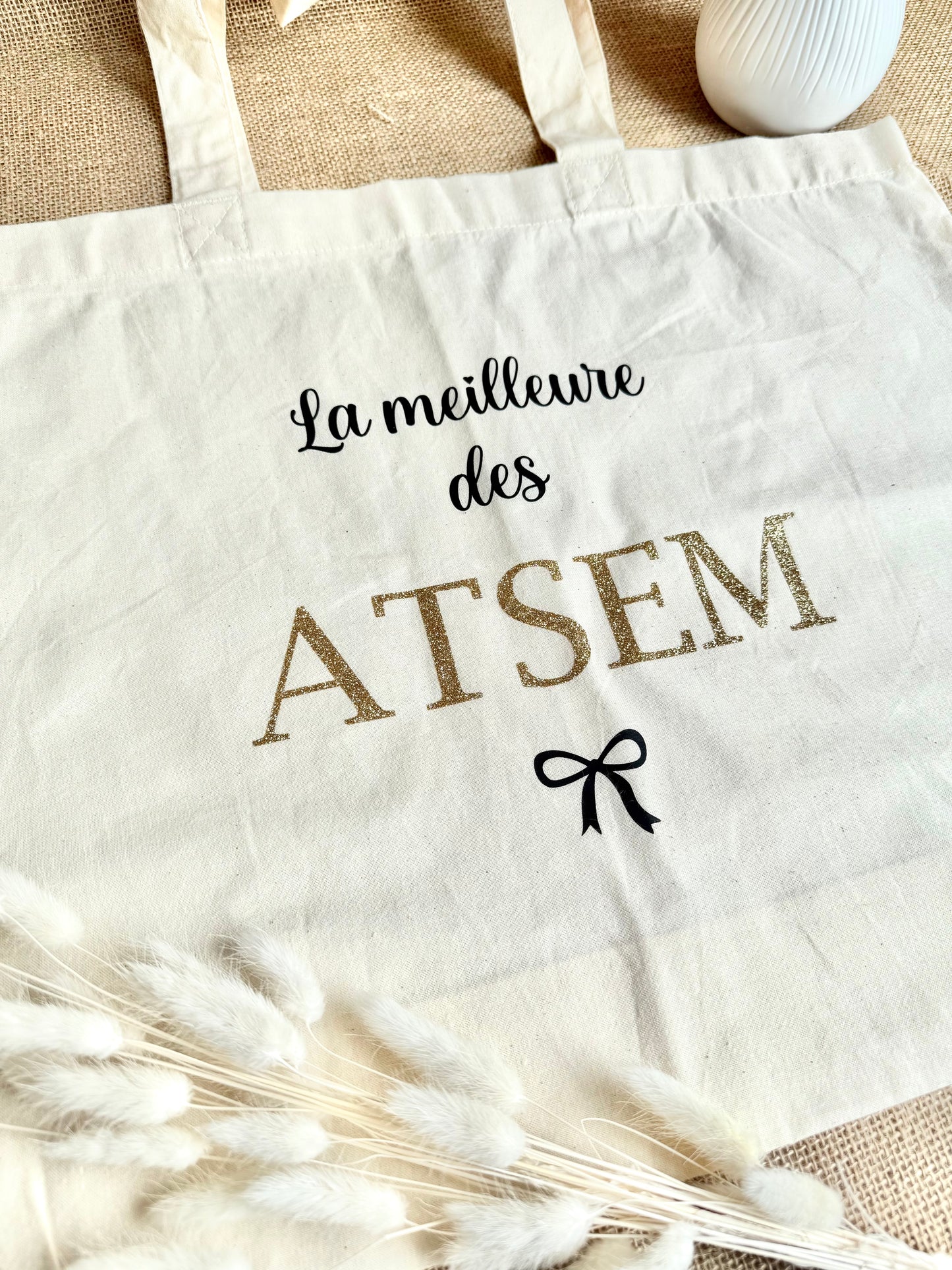 Grand tote bag La meilleure des Atsem
