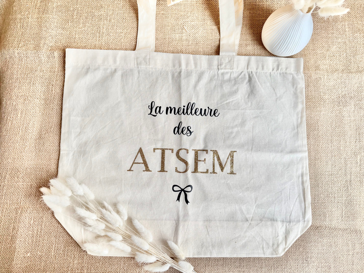 Grand tote bag La meilleure des Atsem