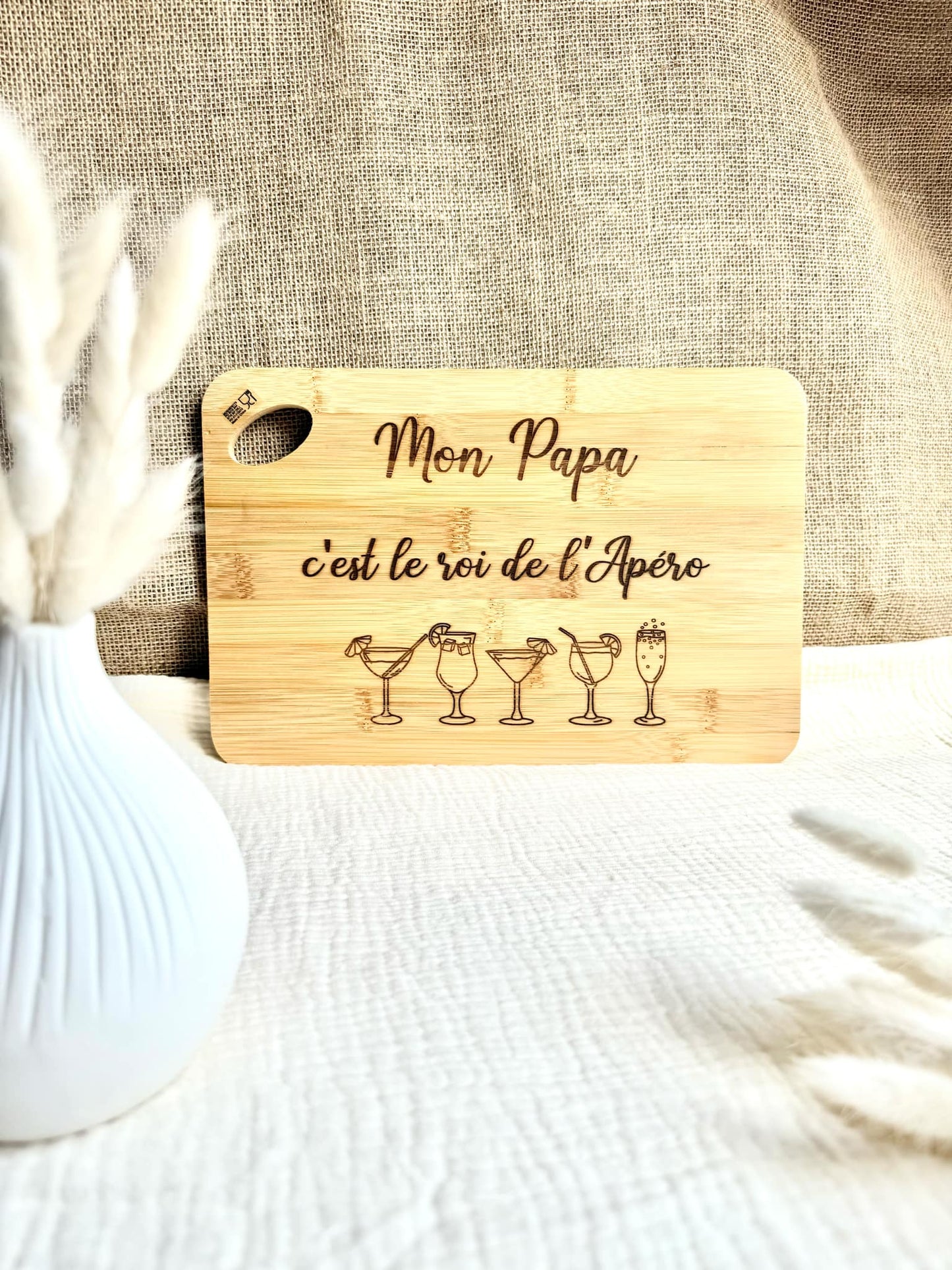 Planche à découper Papa