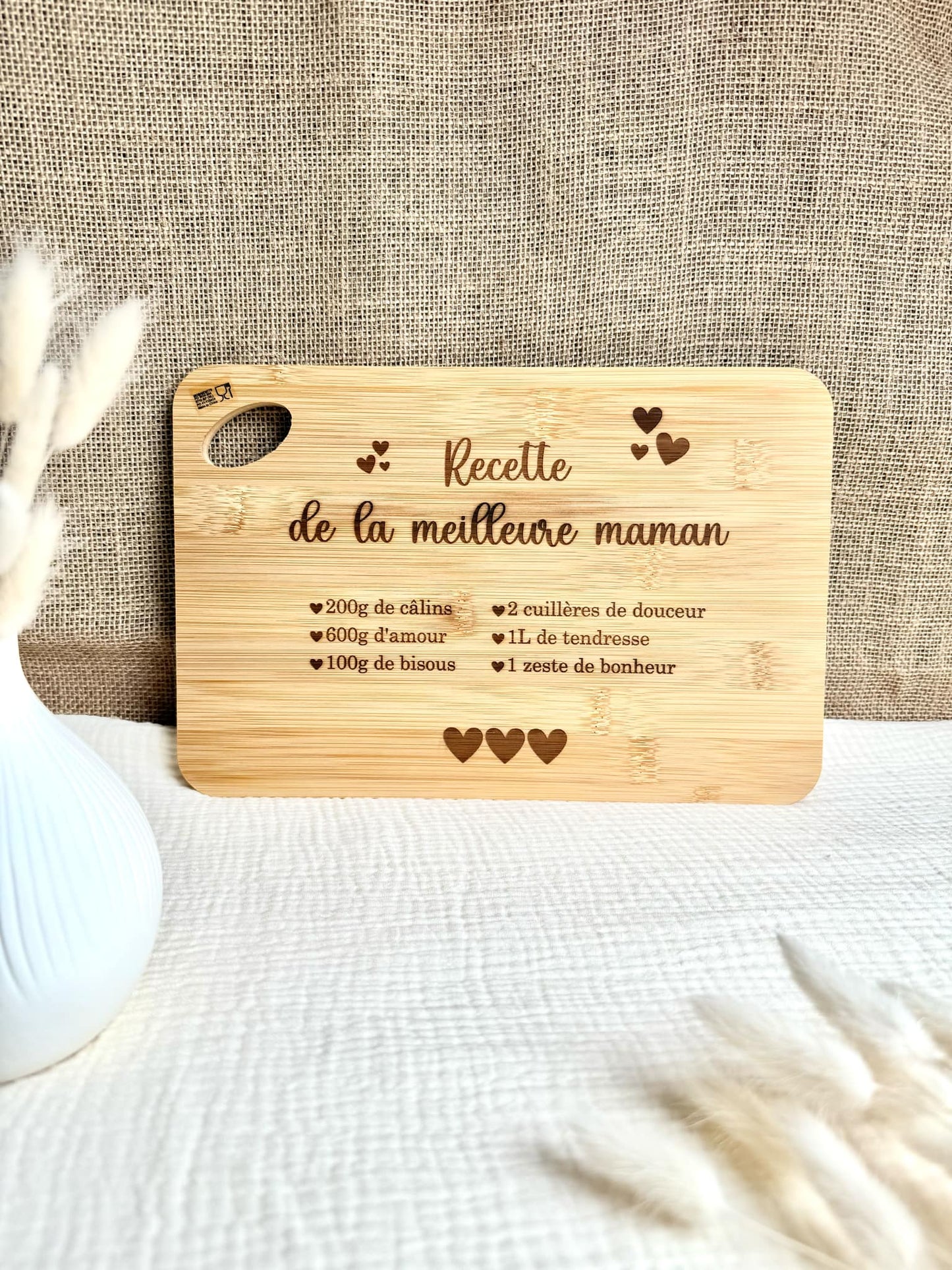 Planche à découper Recette Maman