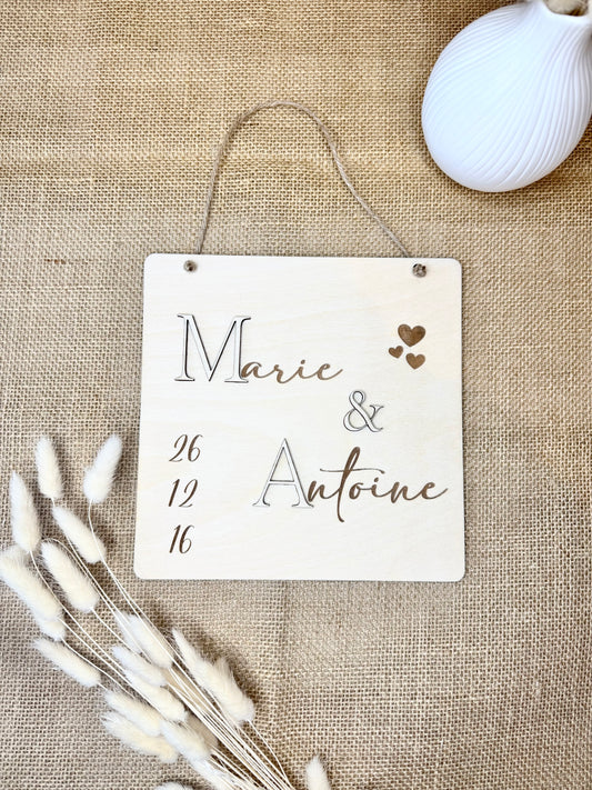 Pancarte Couple initiale