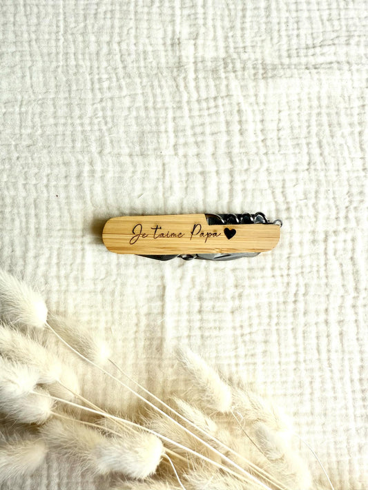 Couteau Suisse Je t'aime papa