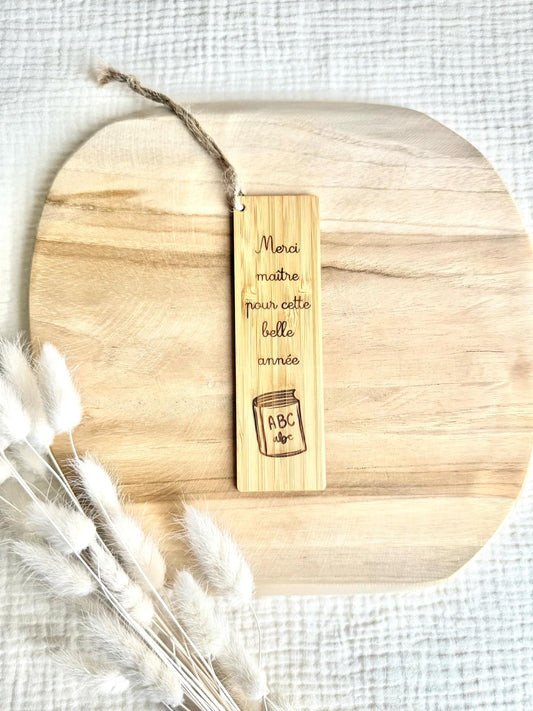 Marque page Merci Maître