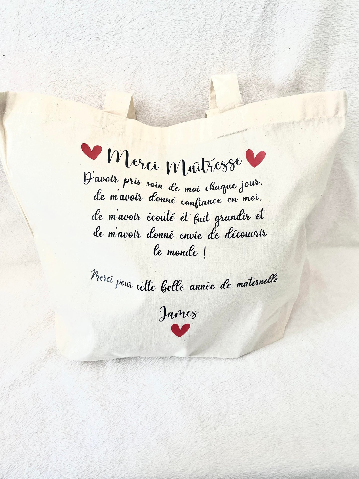 Grand tote bag Merci Maîtresse