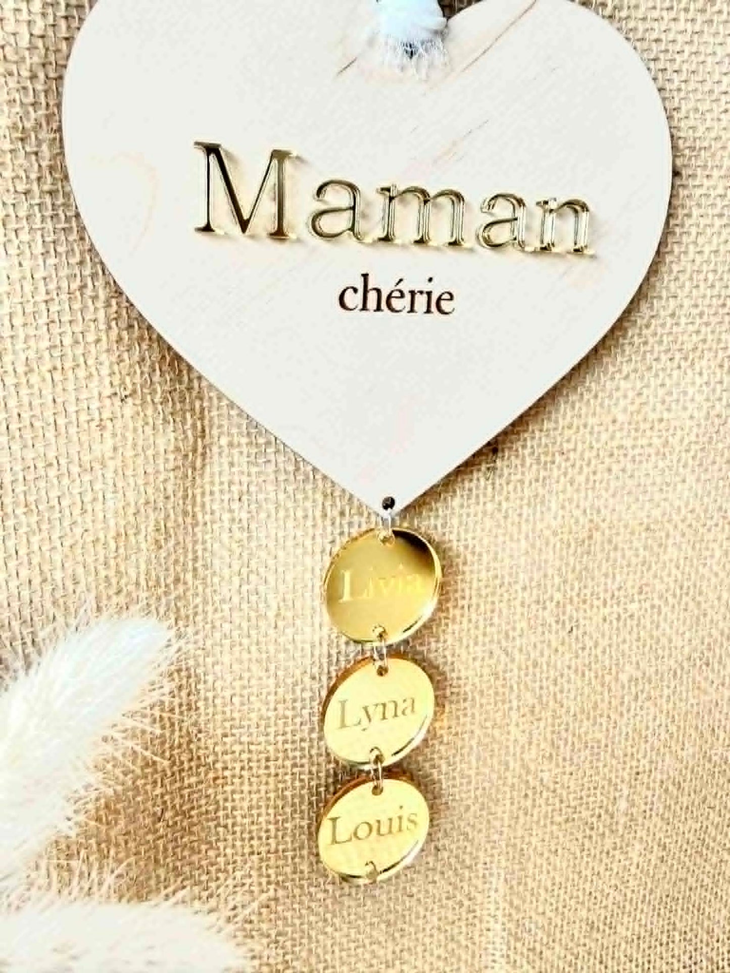 Décoration à suspendre Maman