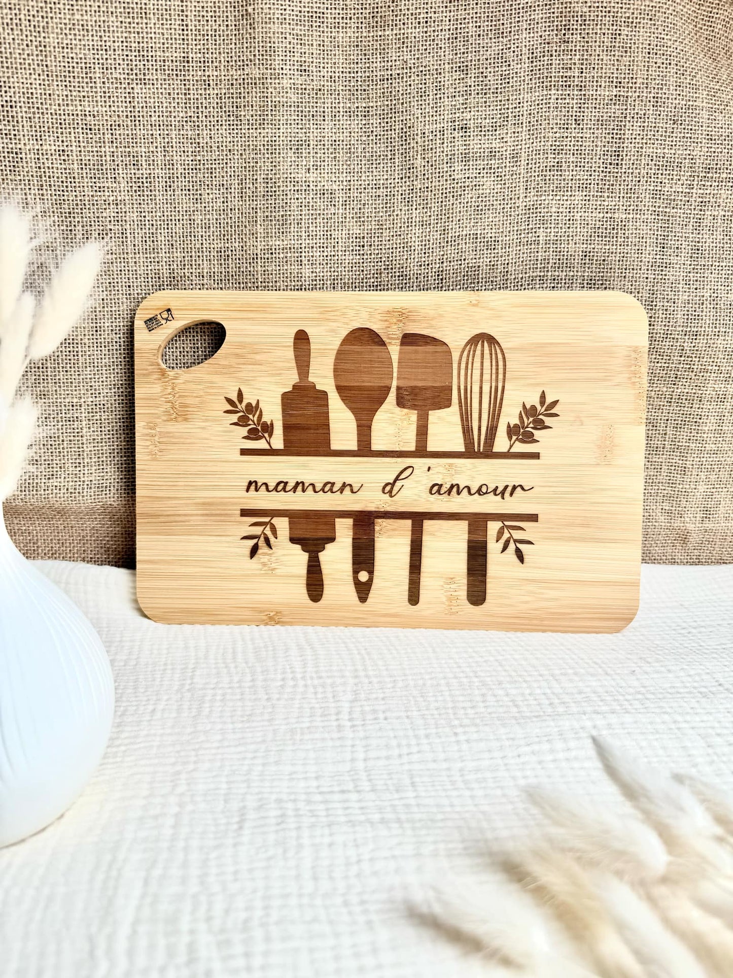 Planche à découper Maman d'amour
