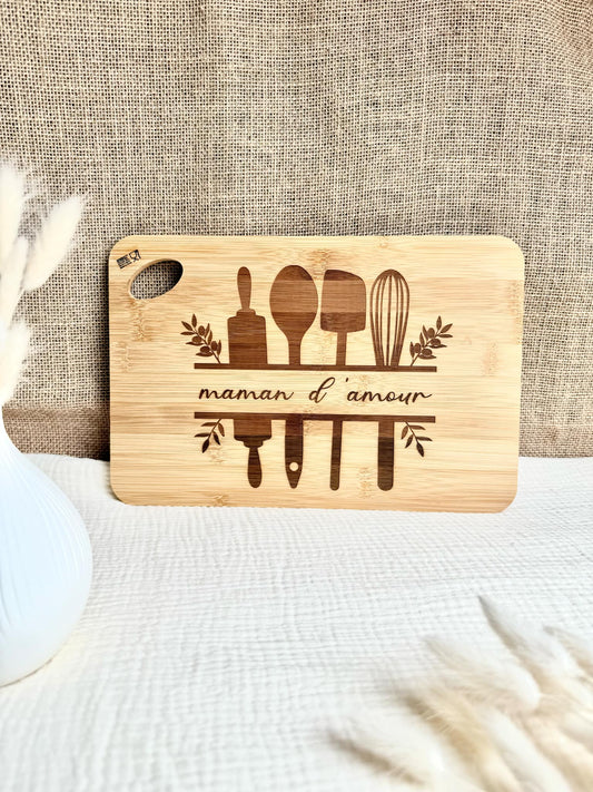 Planche à découper Maman d'amour