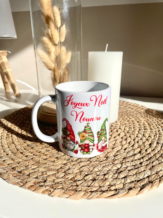 Mug Joyeux Noël nounou