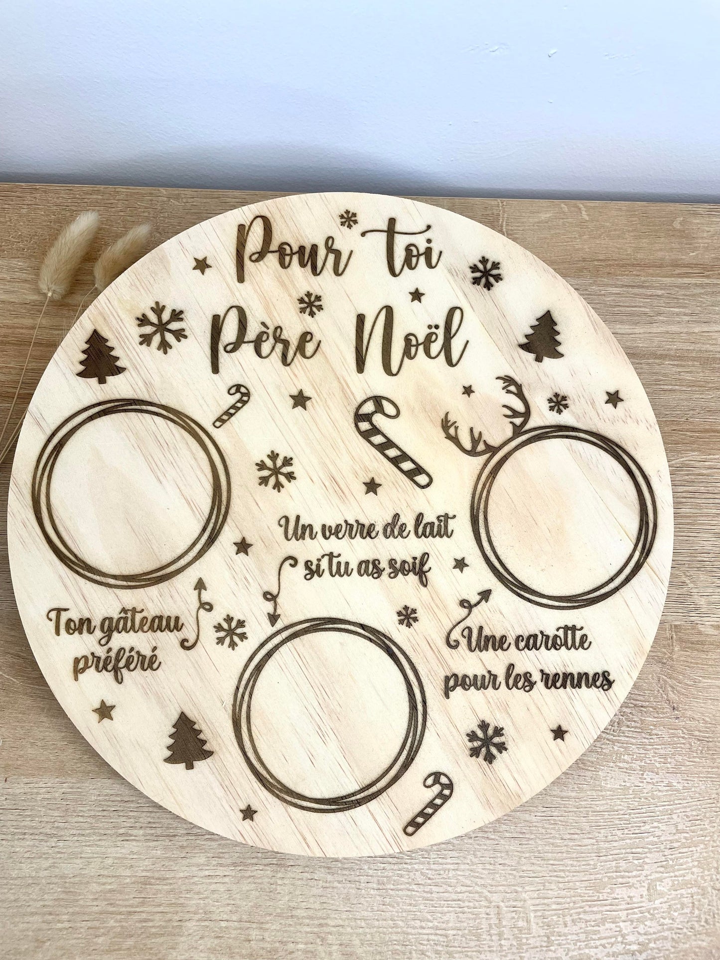 Plateau pour le père noël