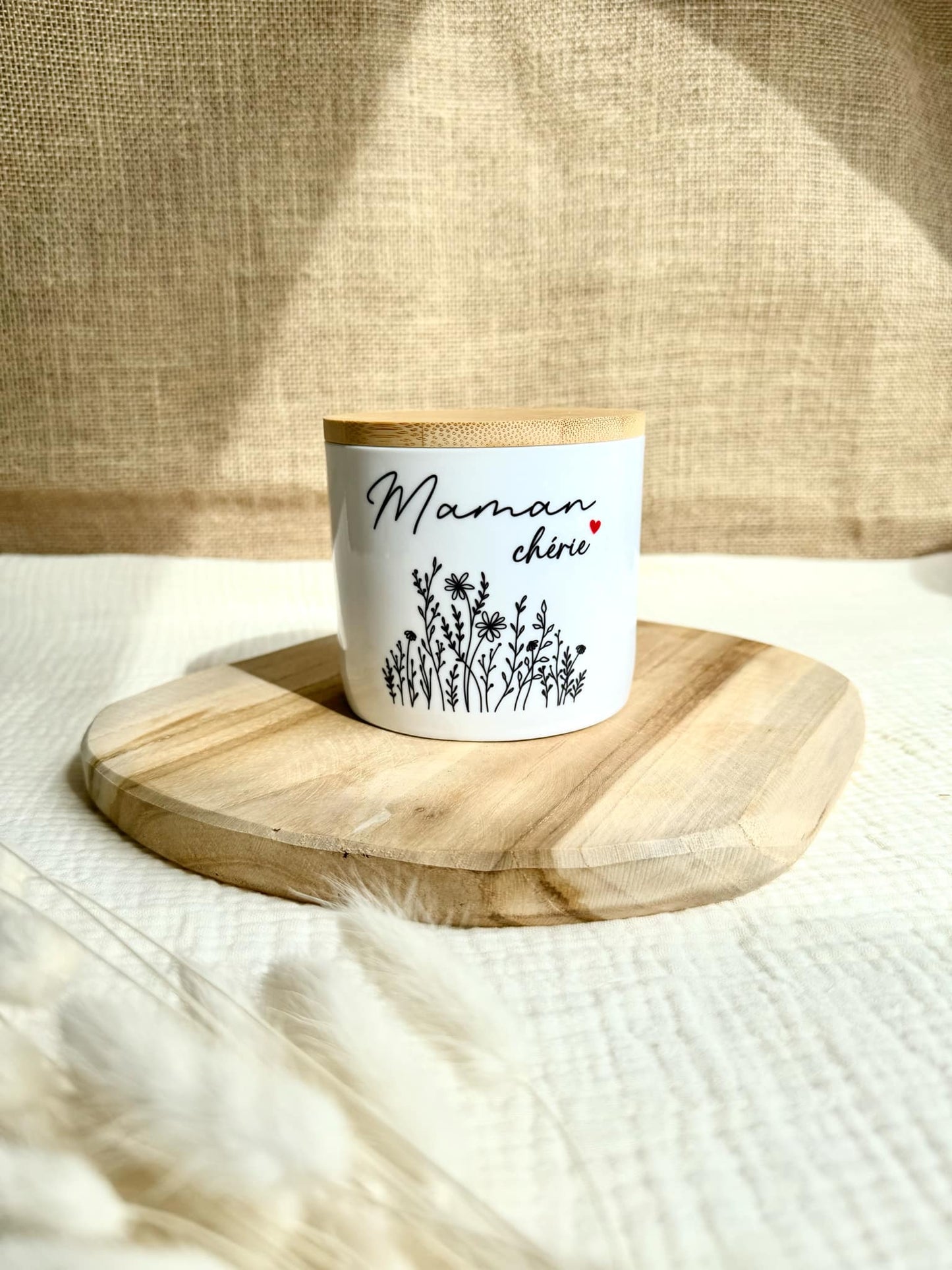 Petit pot à biscuit "Maman chérie"