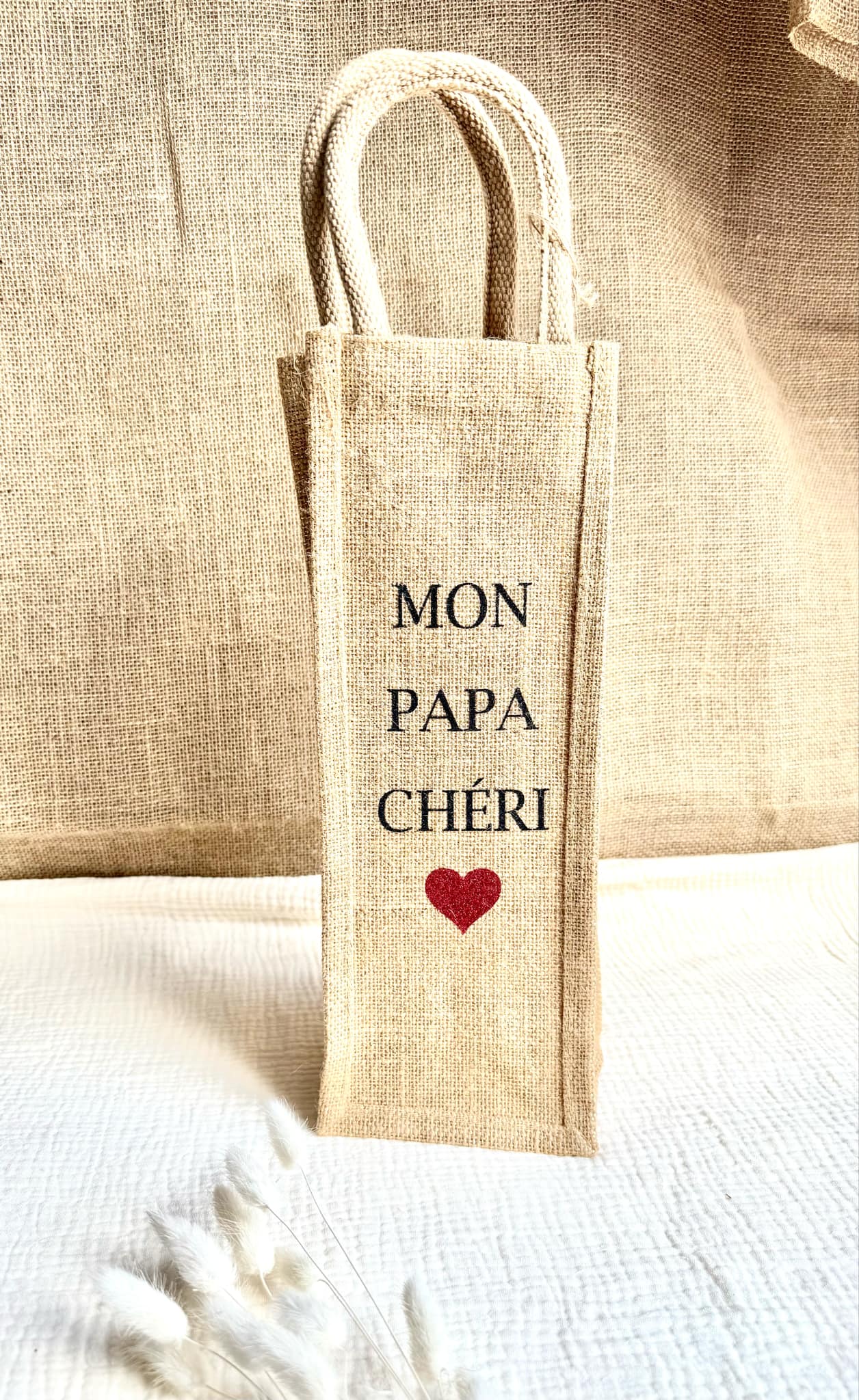 Sac à bouteille Mon papa chéri
