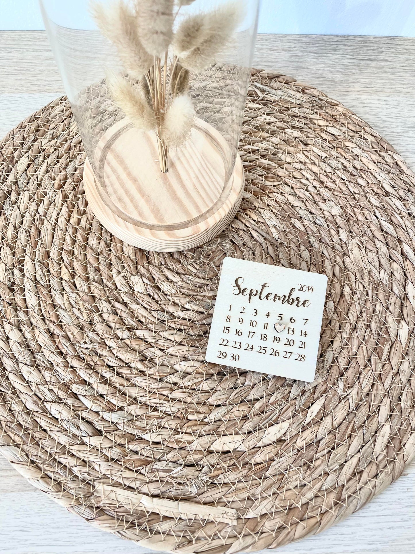 Magnet bois Date Couple