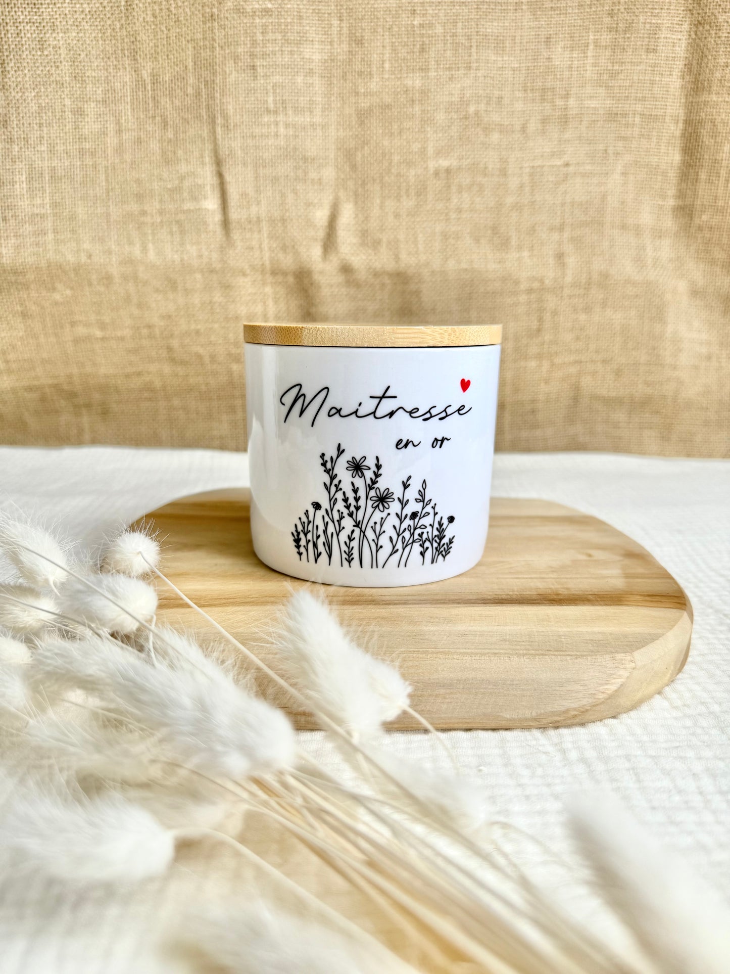 Pot à biscuit Maîtresse en Or