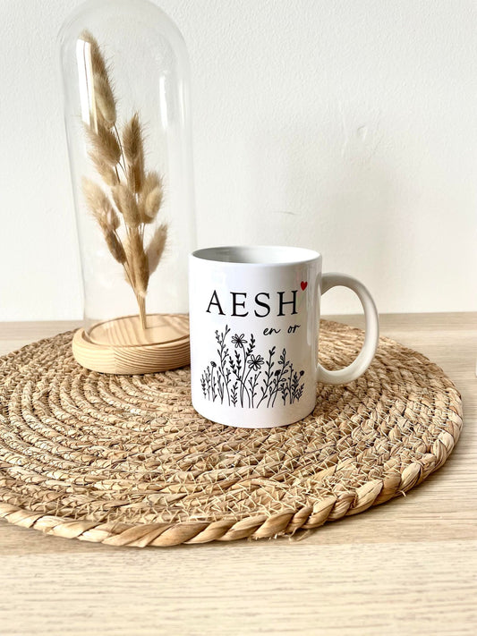 Mug AESH en Or