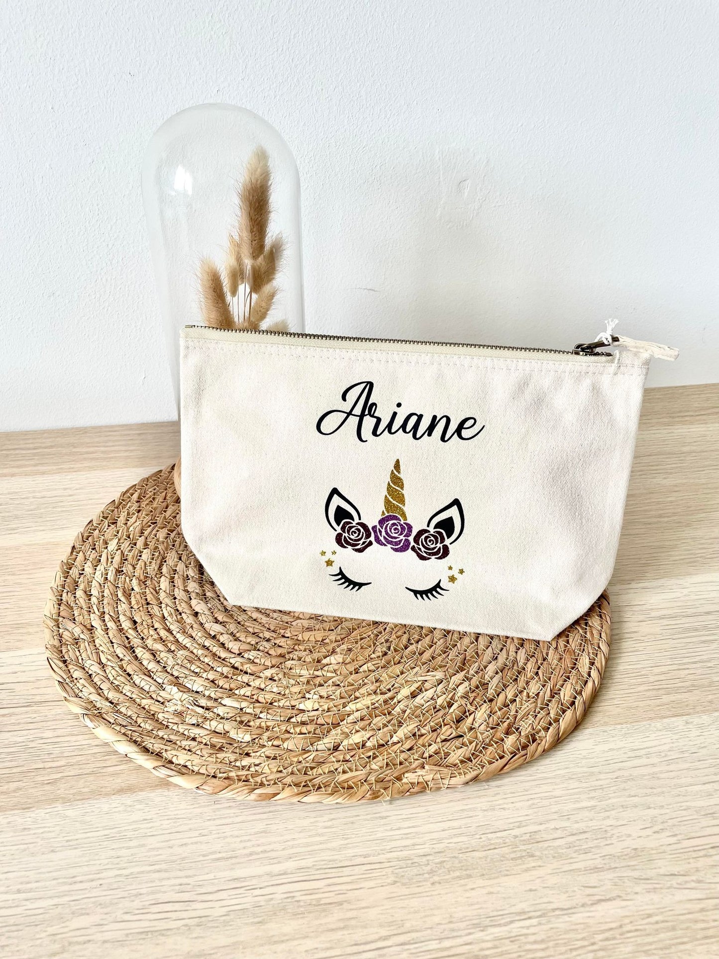 Trousse de toilette licorne