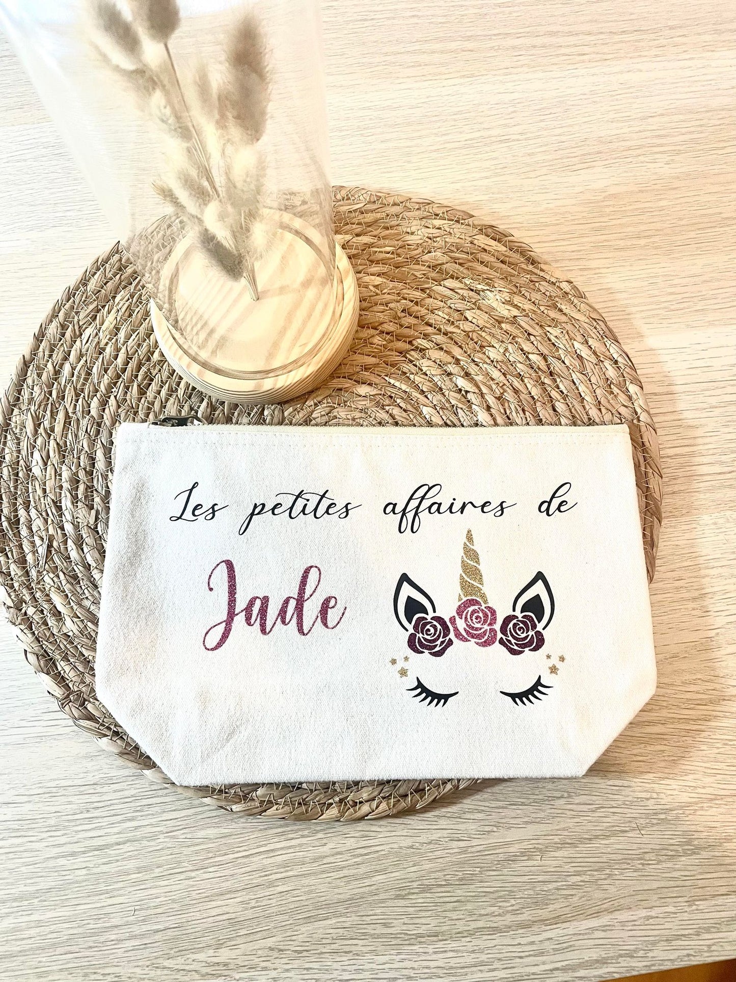 Trousse de toilette licorne