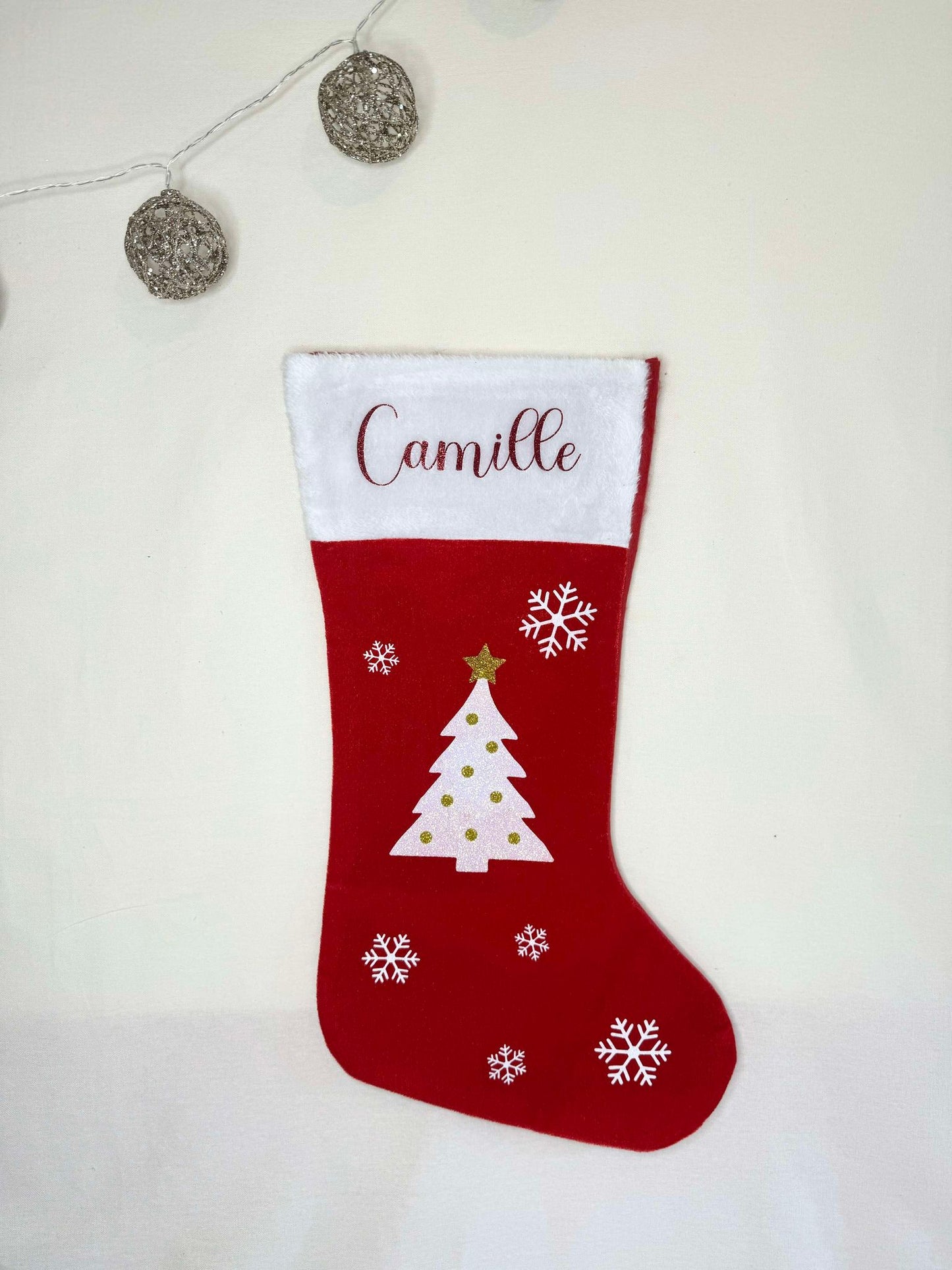 Chaussette de Noël sapin