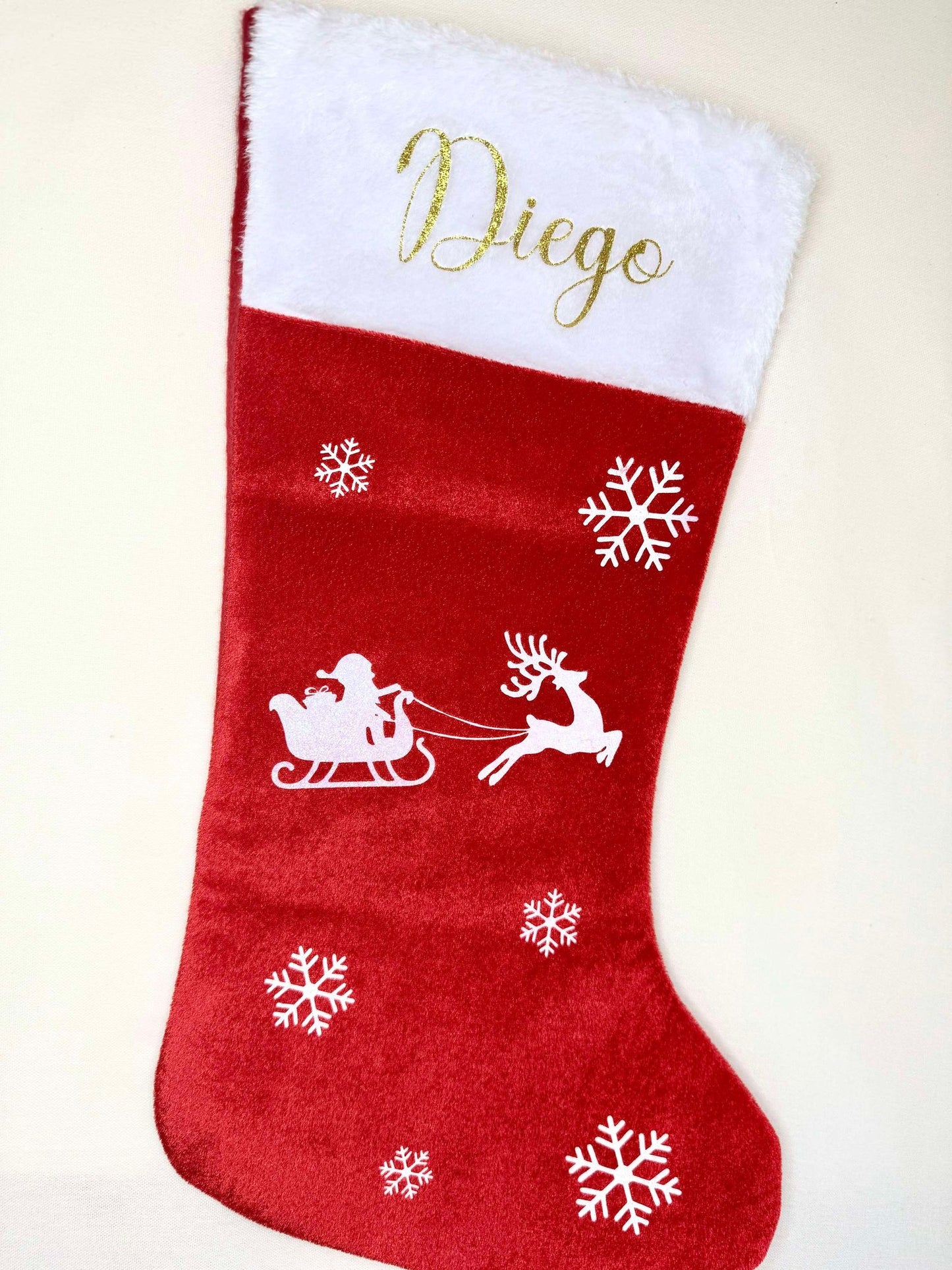 Chaussette de Noël traineau