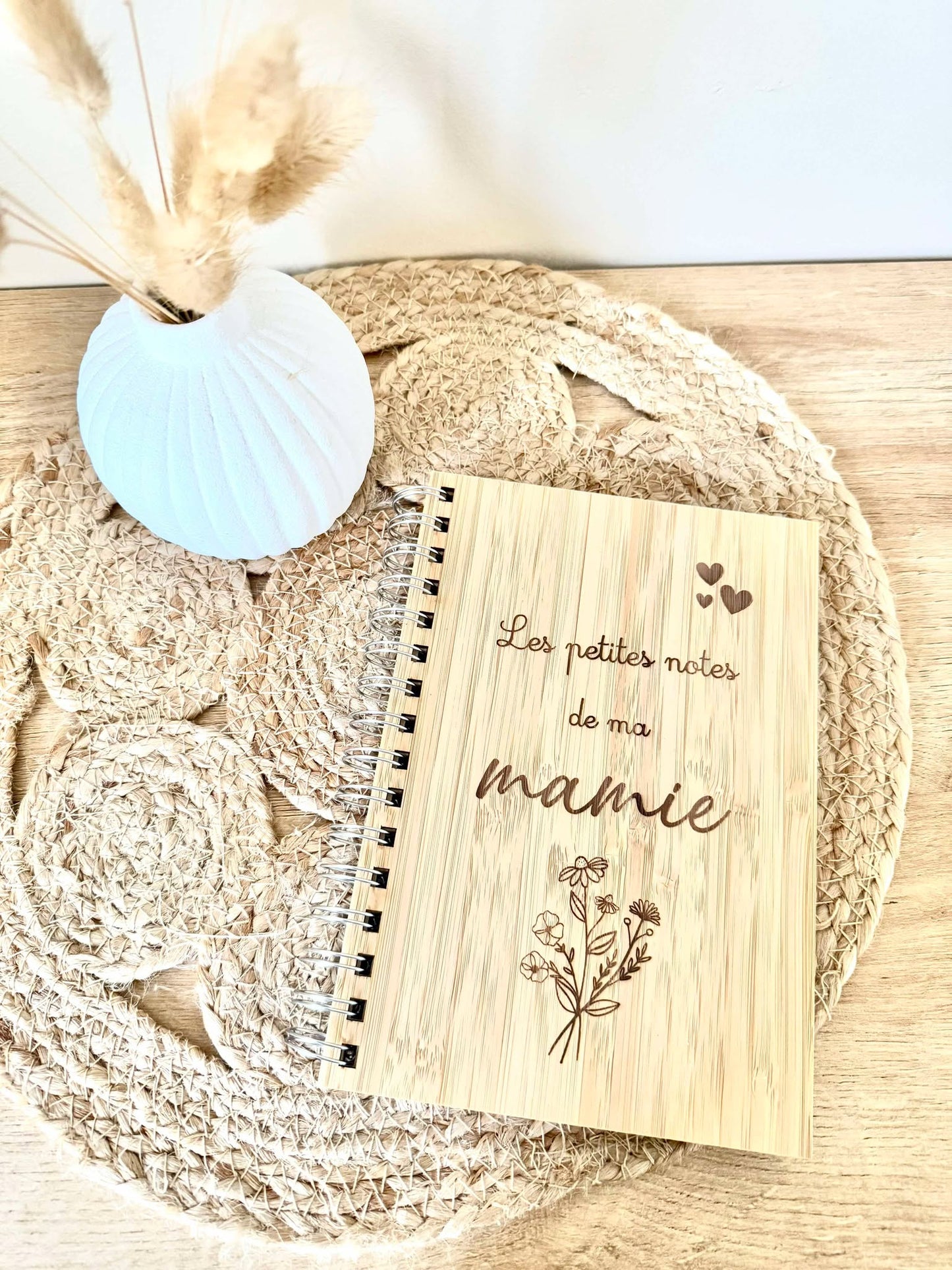 Cahier en bambou Mamie