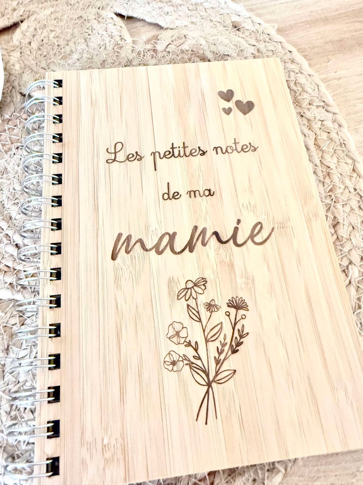 Cahier en bambou Mamie