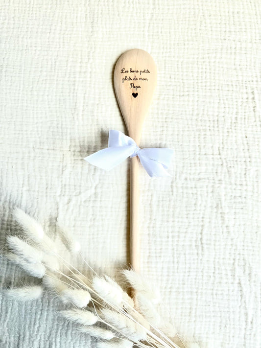 Cuillère en bois Les petits plats de Papa