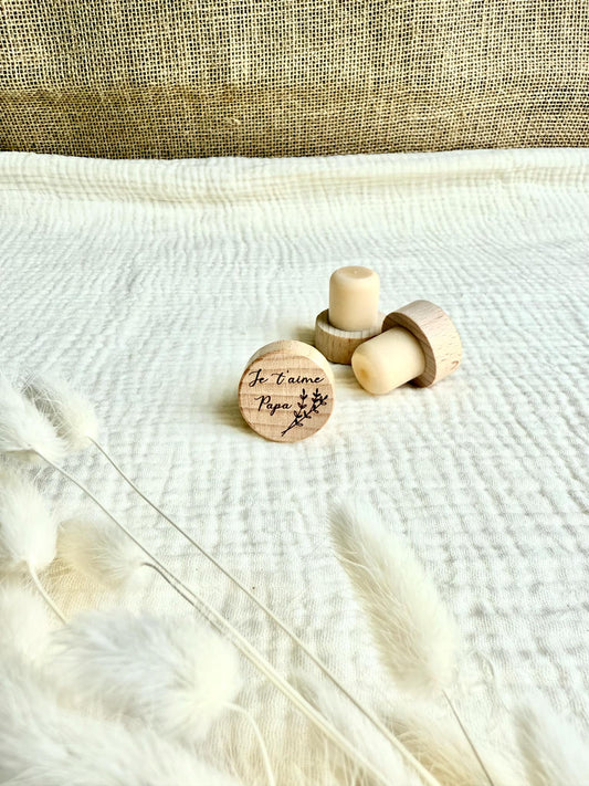 Bouchon de vin Je t'aime Papa