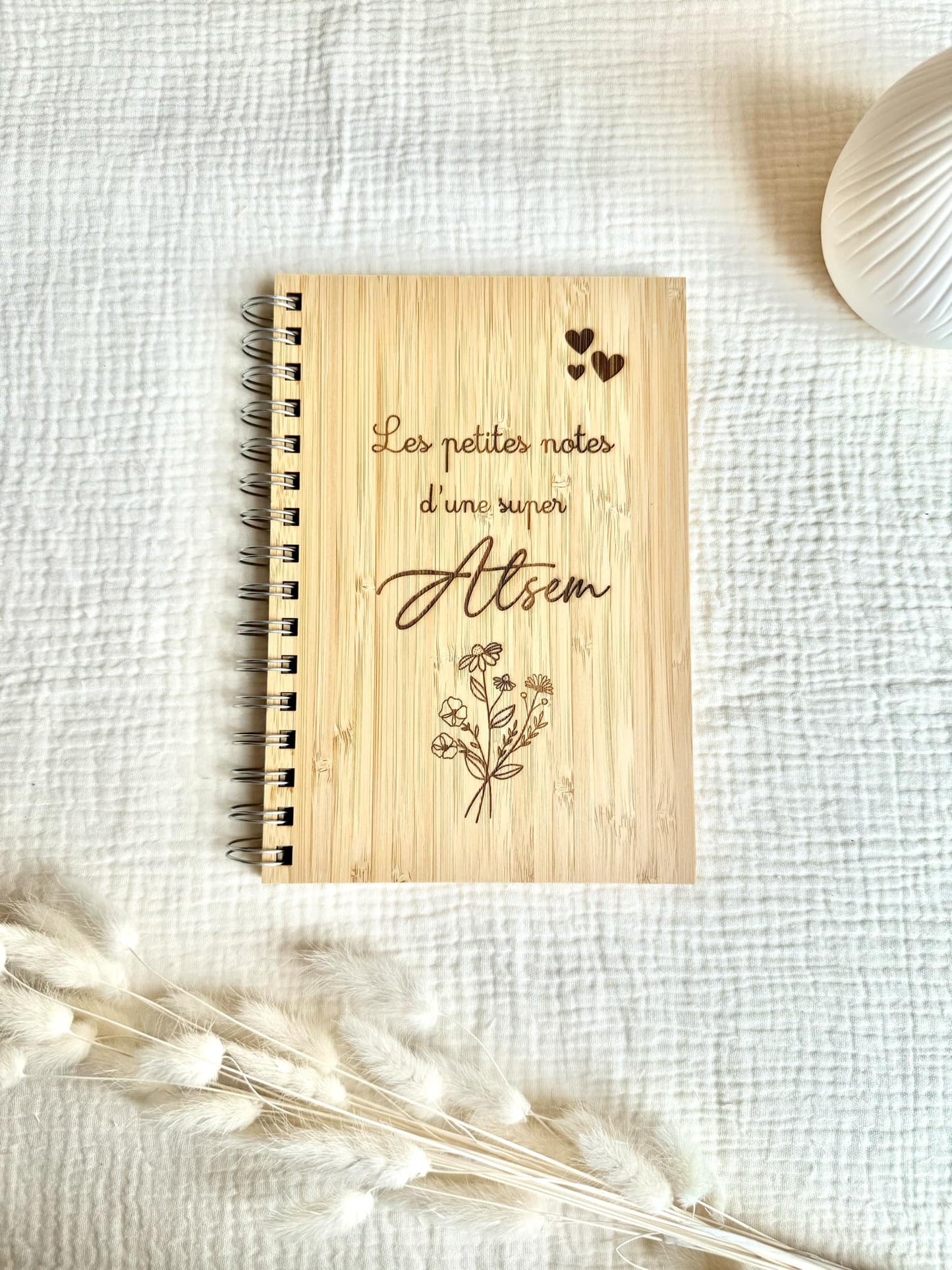 Cahier en bois ATSEM