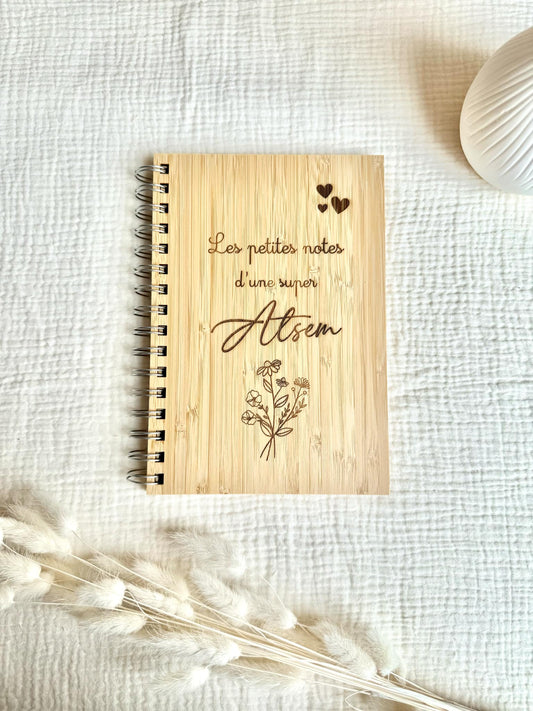Cahier en bois ATSEM