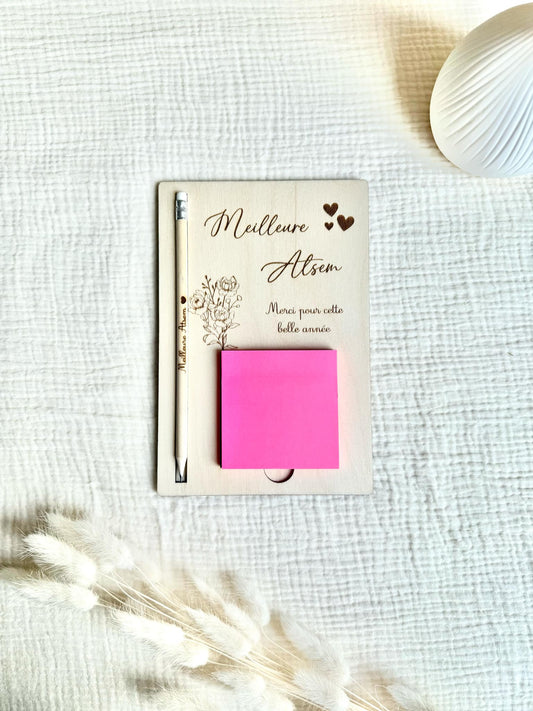 Support à post-it Meilleure ATSEM