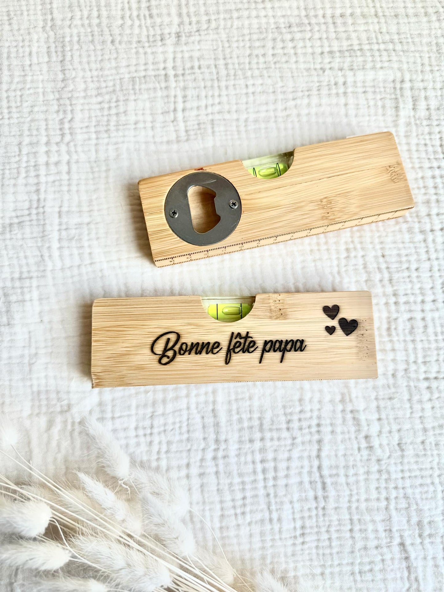 Niveau à bulle Bonne fête Papa