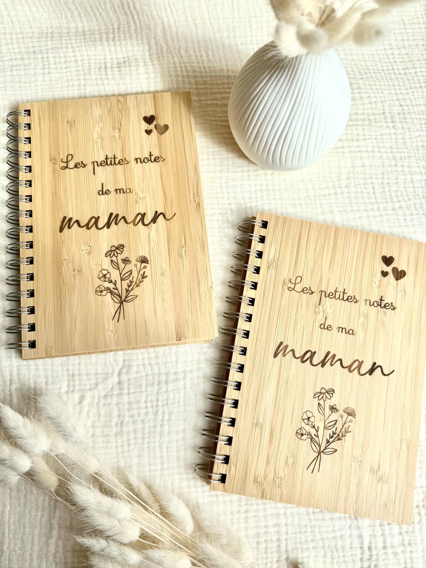 Cahier en bambou Maman