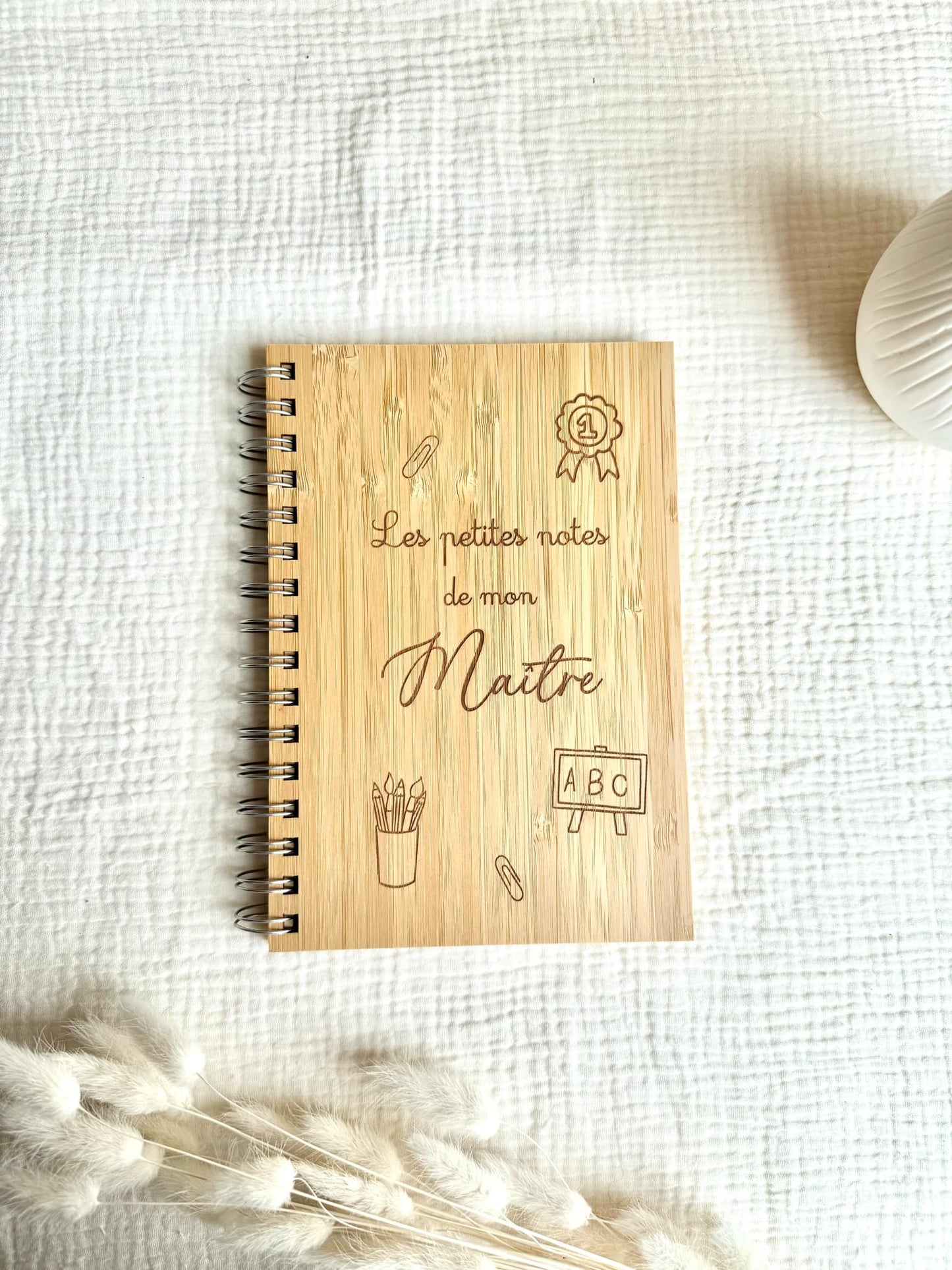 Cahier en bois Maître