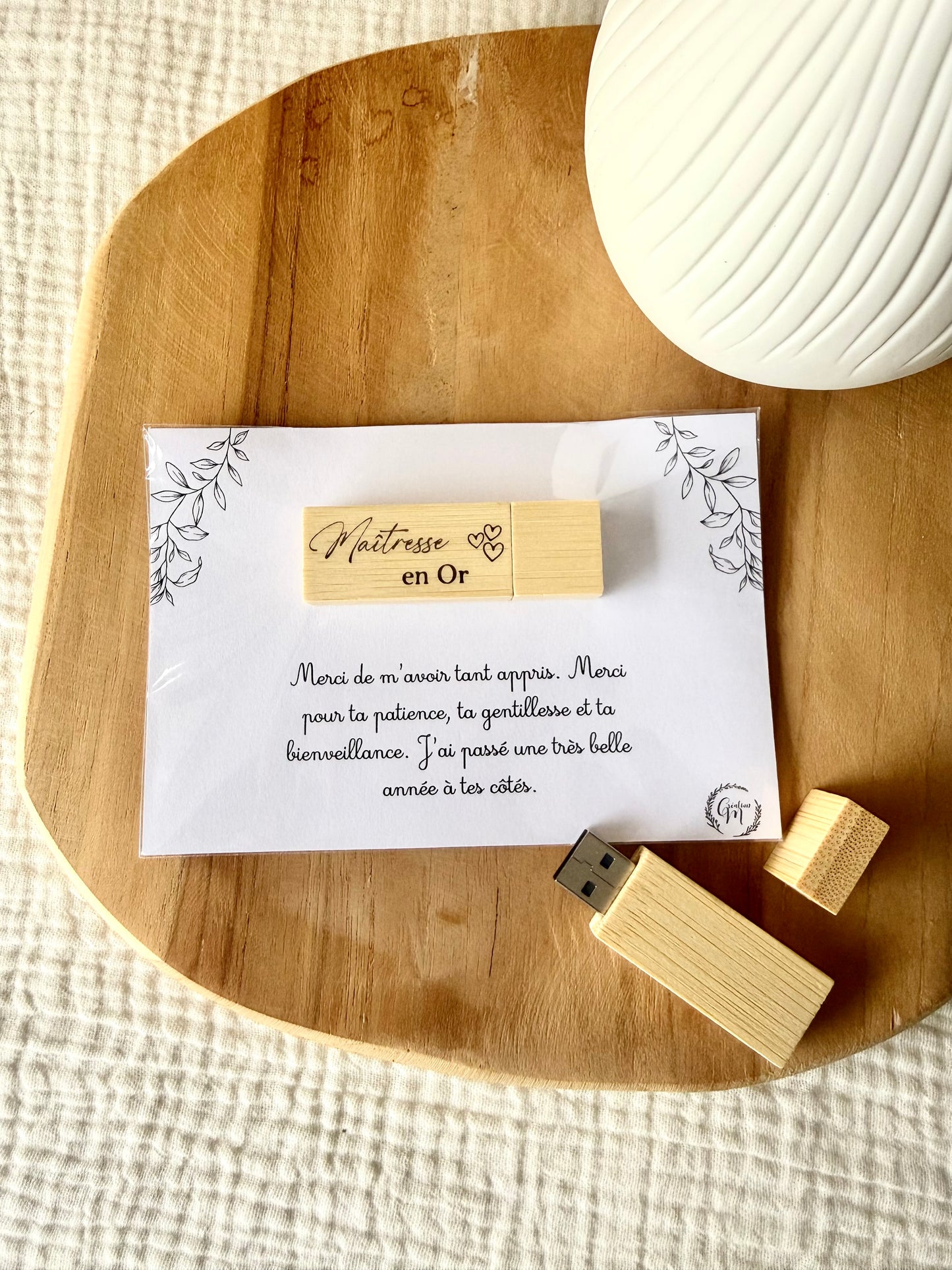 Clé USB Maîtresse en Or