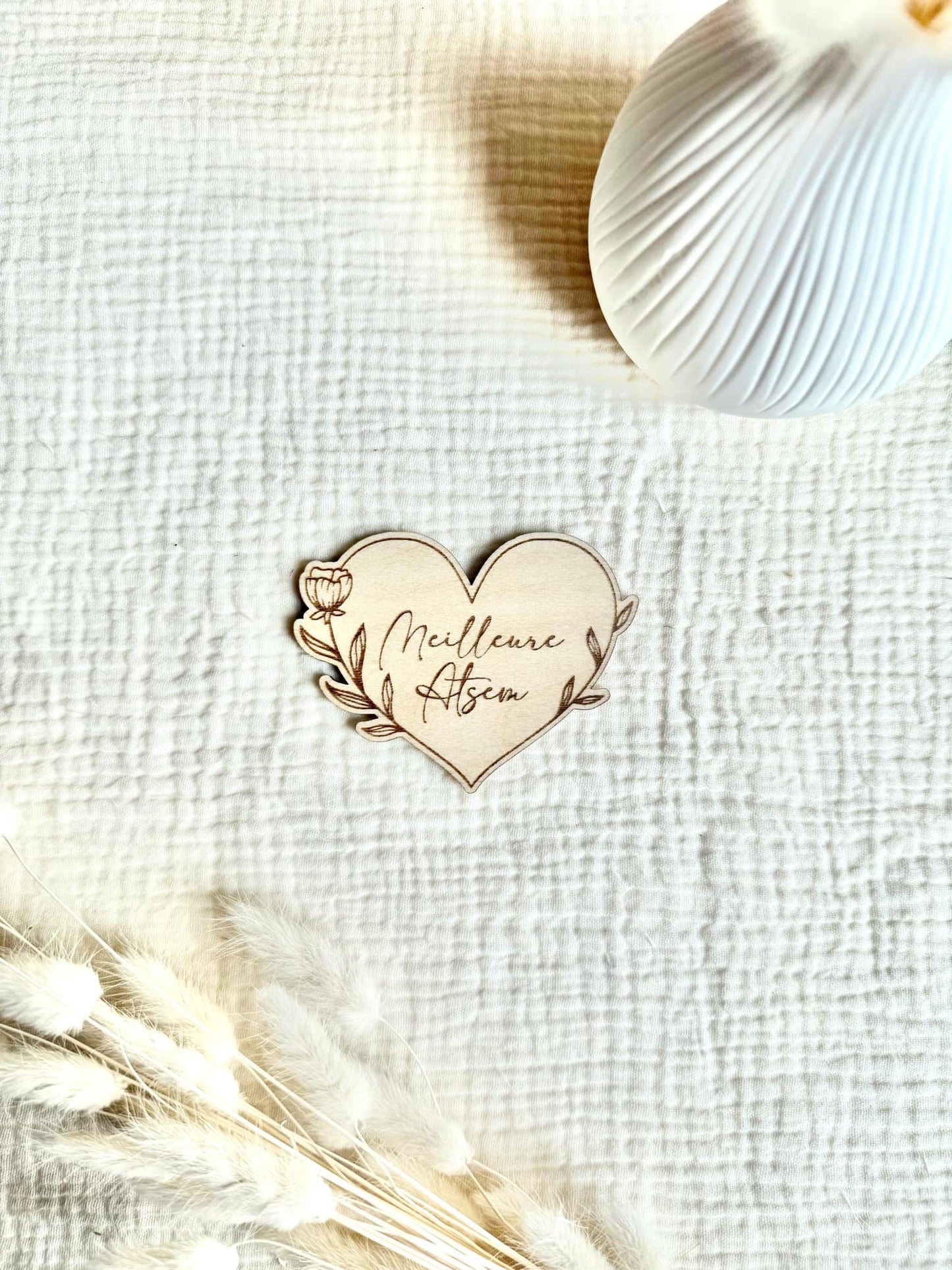 Magnet bois Meilleure ATSEM