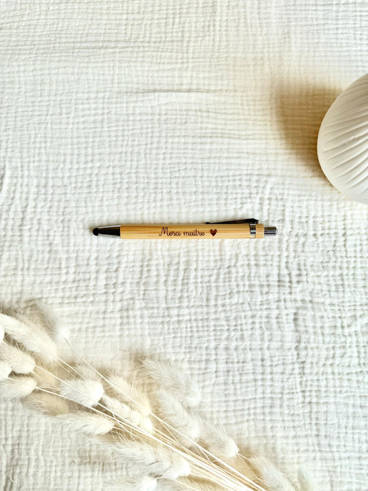 Stylo merci maître